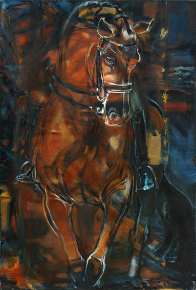 Rosemary Parcell nz artist, horses